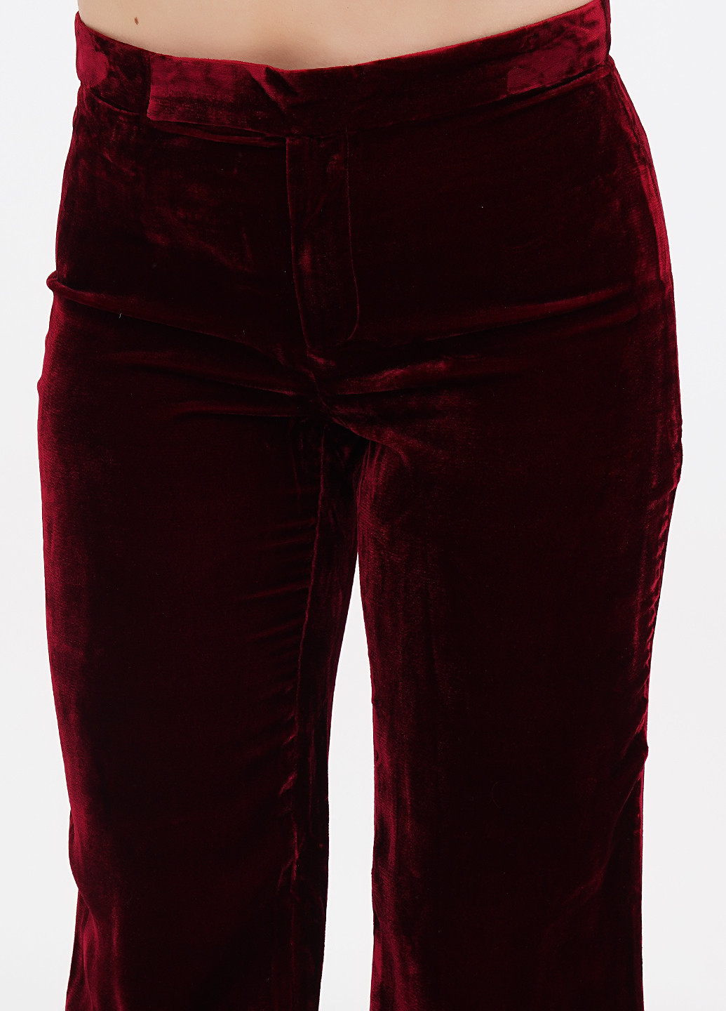 Бордовые кэжуал демисезонные клеш брюки Ralph Lauren