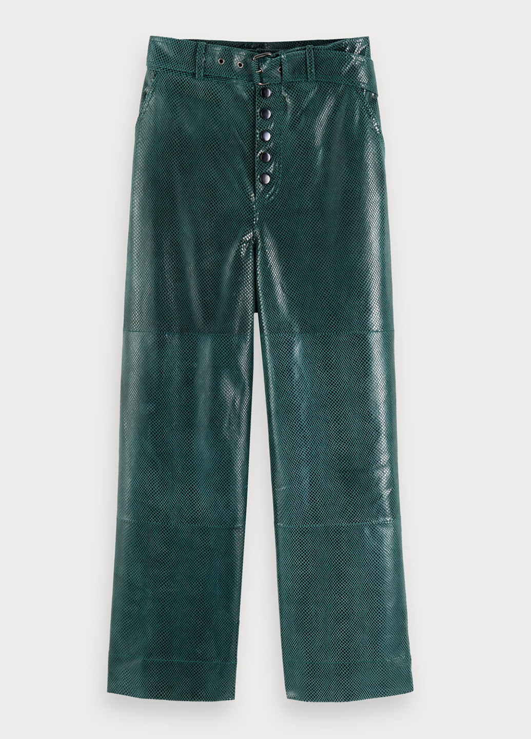 Темно-зеленые кэжуал демисезонные кюлоты брюки Scotch & Soda
