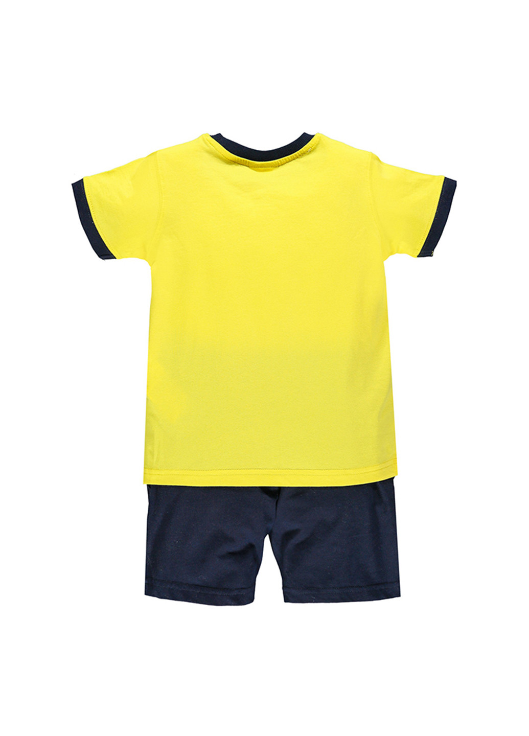 Жовтий демісезонний комплект (футболка, шорти) MEK