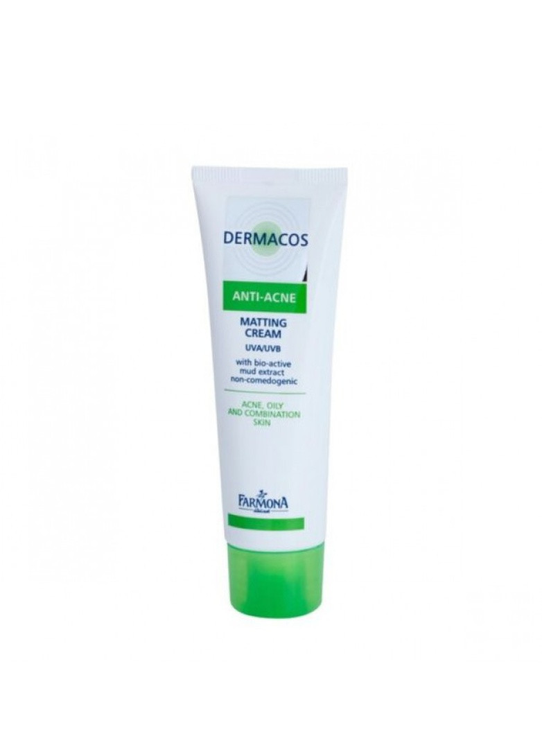 Денний матуюючій крем для лица Dermacos Anti-Acne UVA / UVB 50 мл Farmona 5900117095294 (249979714)