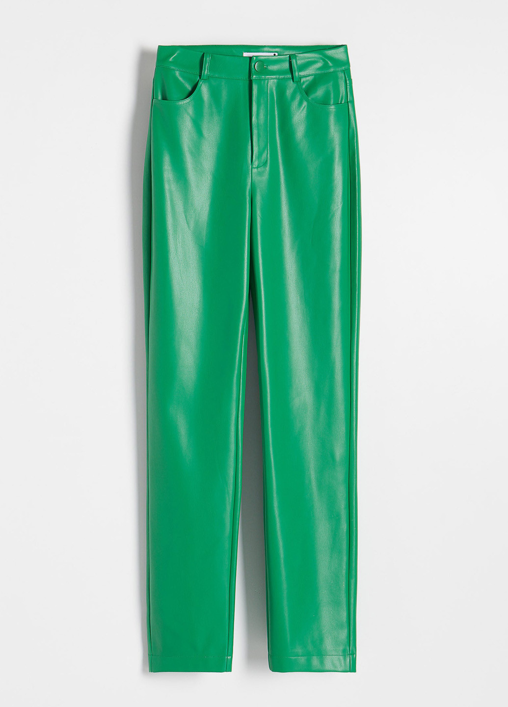 Зеленые кэжуал демисезонные зауженные брюки Reserved
