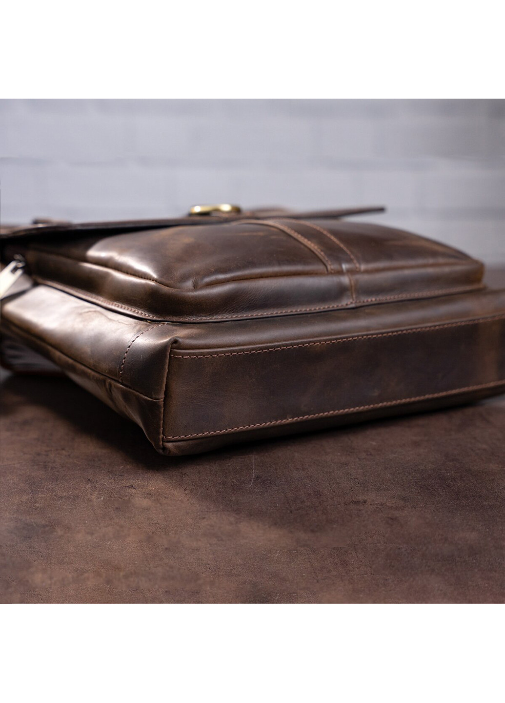 Чоловіча шкіряна сумка 28х32х9 см Shvigel (229460631)