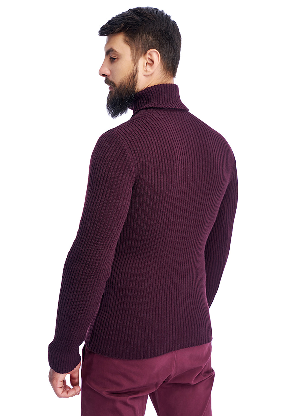 Бордовый демисезонный свитер SVTR