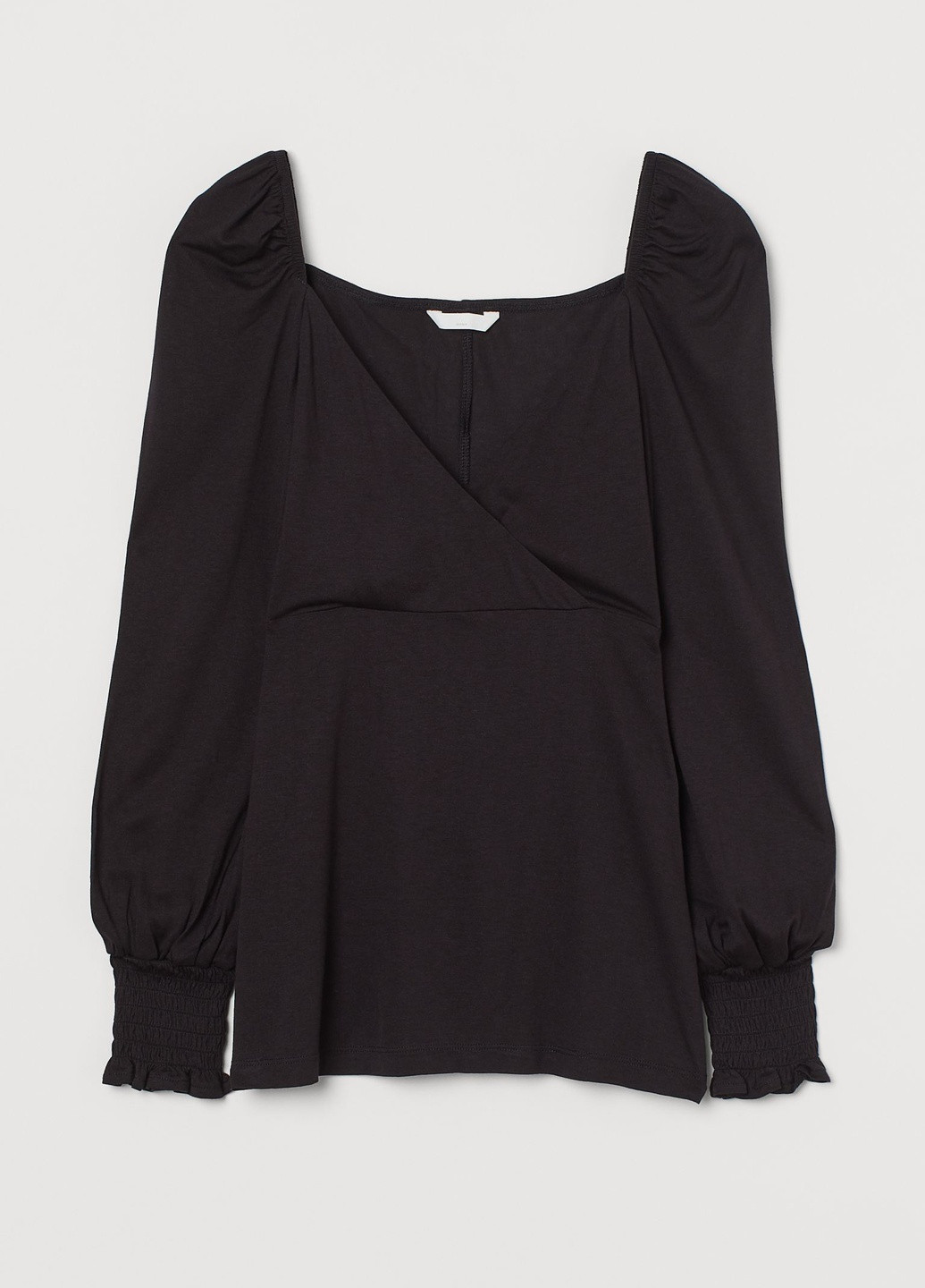 Чёрная блуза для кормящих H&M