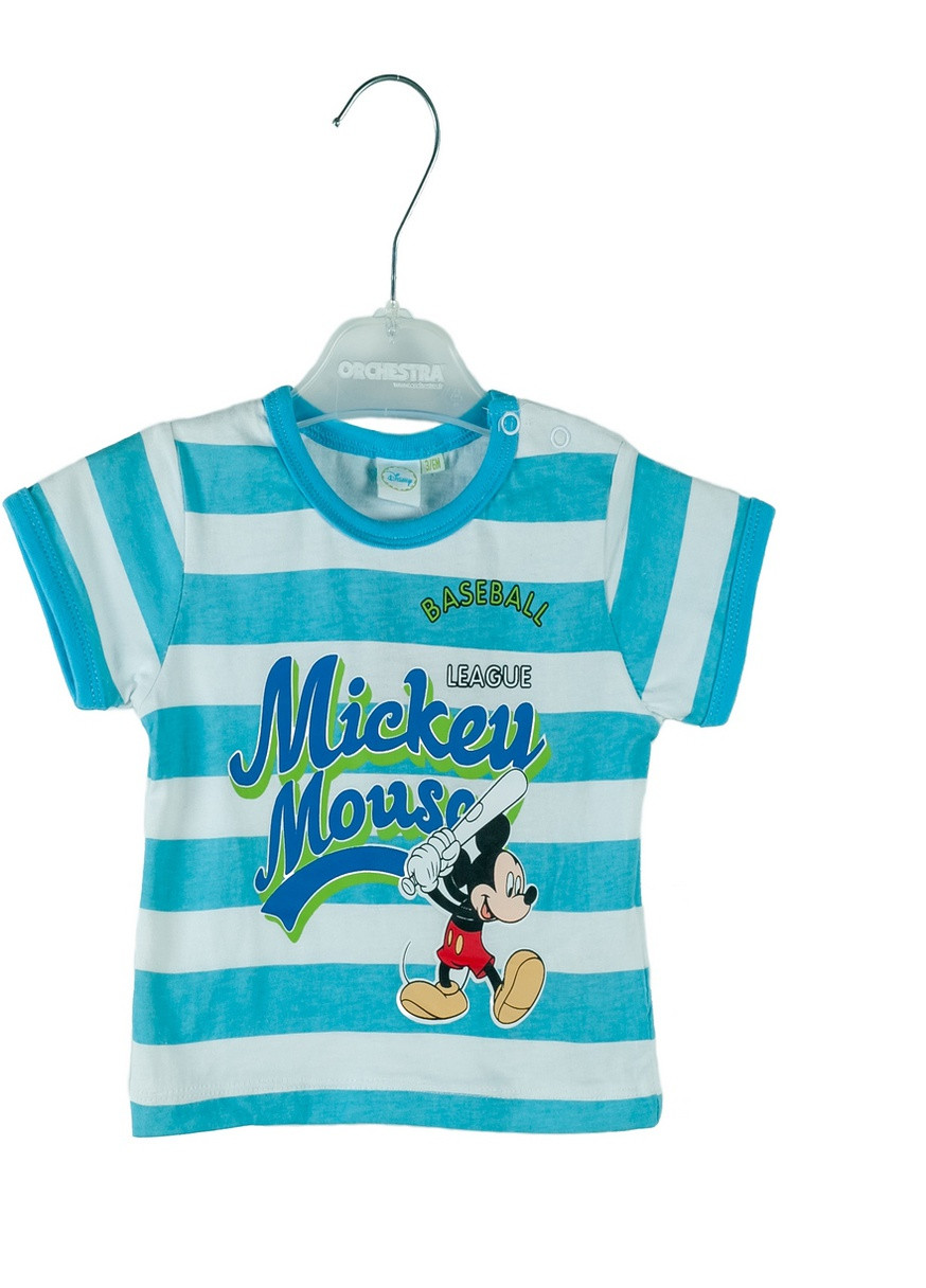Светло-синяя летняя футболка Disney