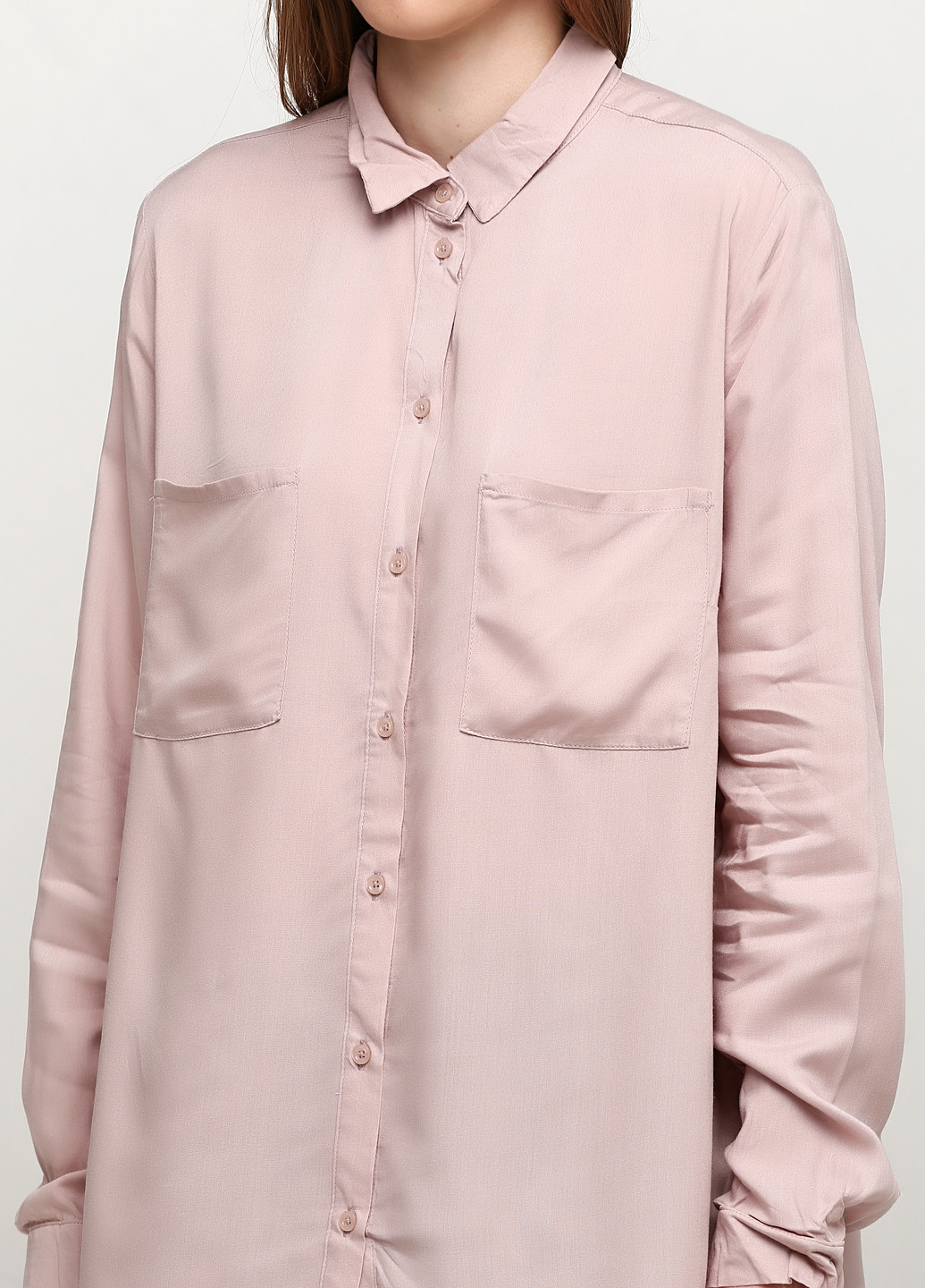 Пудрова демісезонна блуза H&M