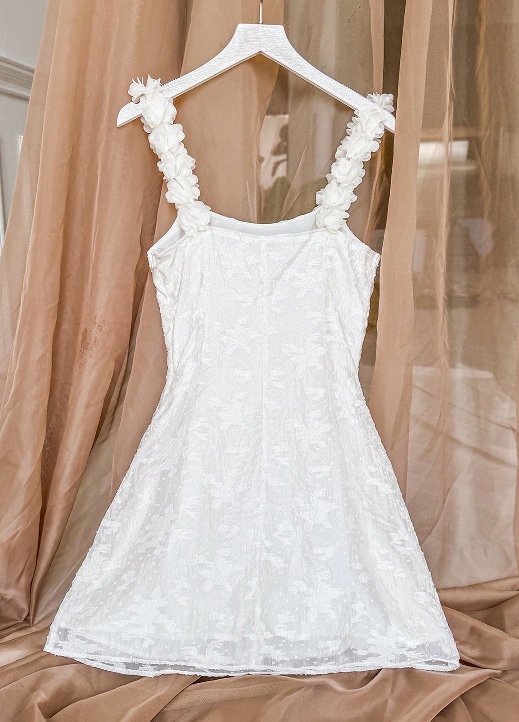 Білий кежуал сукня SHEIN однотонна