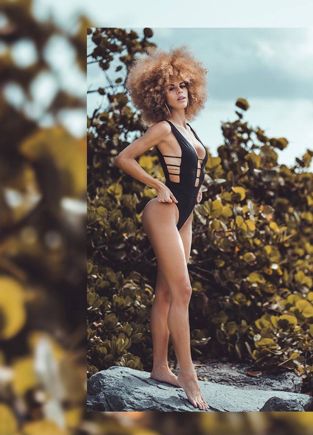 Чорний літній чорний купальник BIA Swimwear