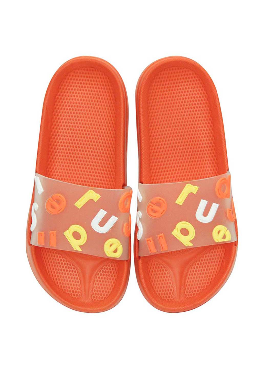 Оранжевые шлепанцы Sports