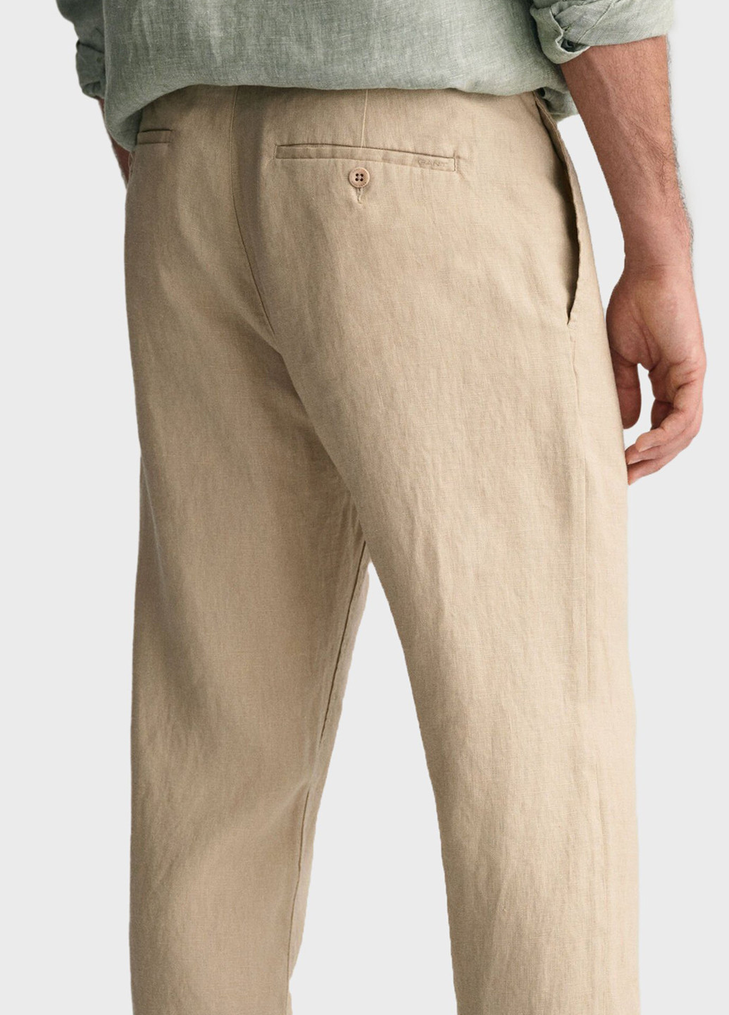 Бежевые кэжуал летние прямые брюки Gant