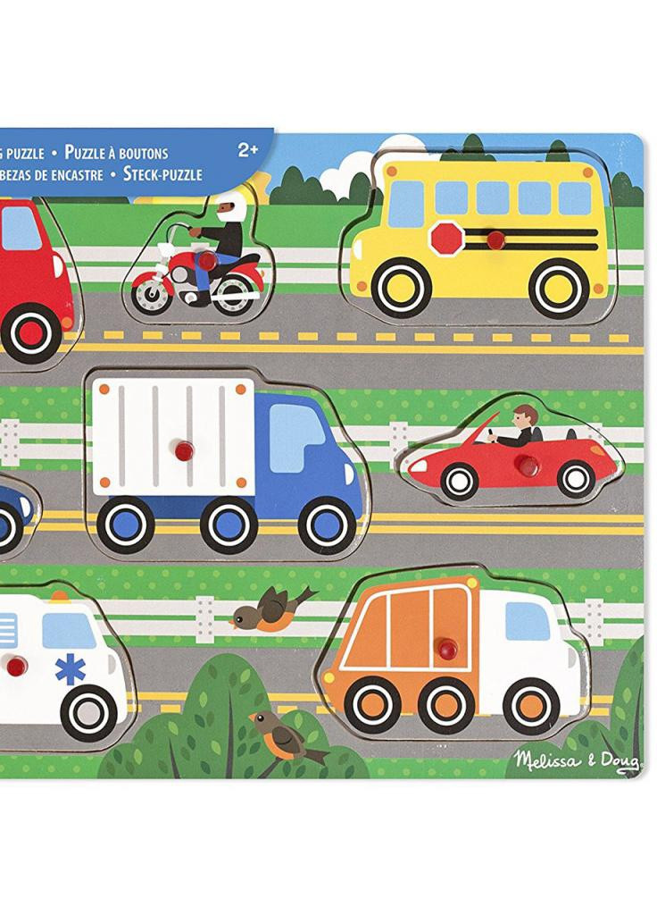 Розвиваюча іграшка Melissa & Doug Пазл Вгадай машинку (MD19051) Melissa&Doug Пазл Угадай машинку (203983674)