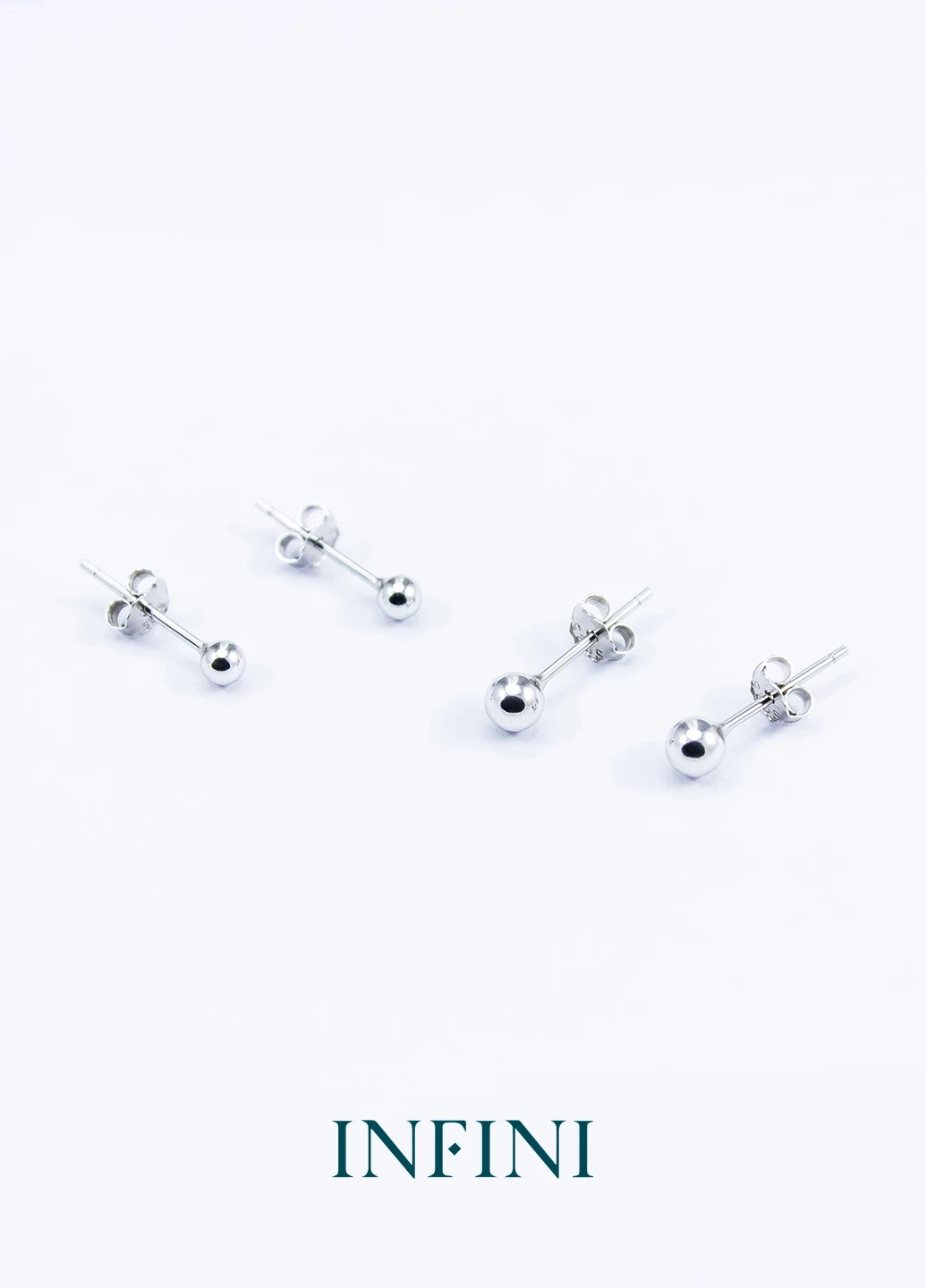 Сережки срібні Infini с шариками (222694052)