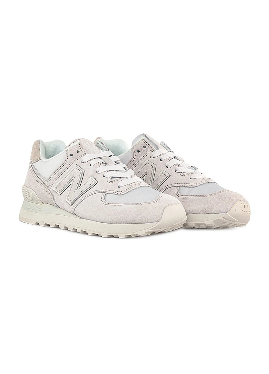 Кроссовки 574 New Balance белые демисезоны (256006747)
