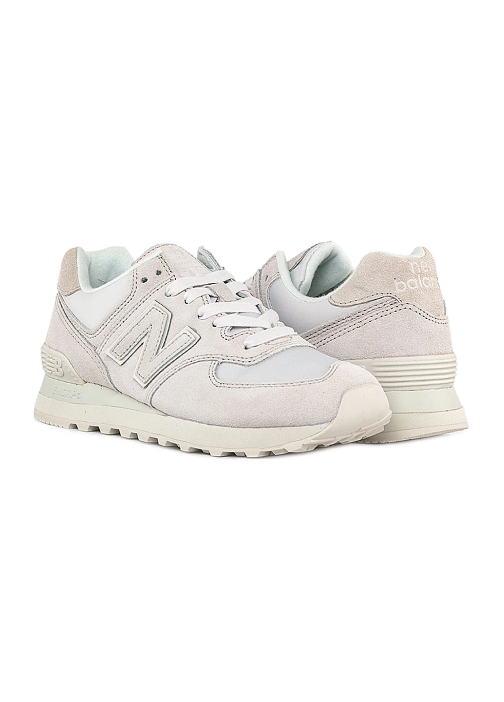 Кроссовки 574 New Balance белые демисезоны (256006747)