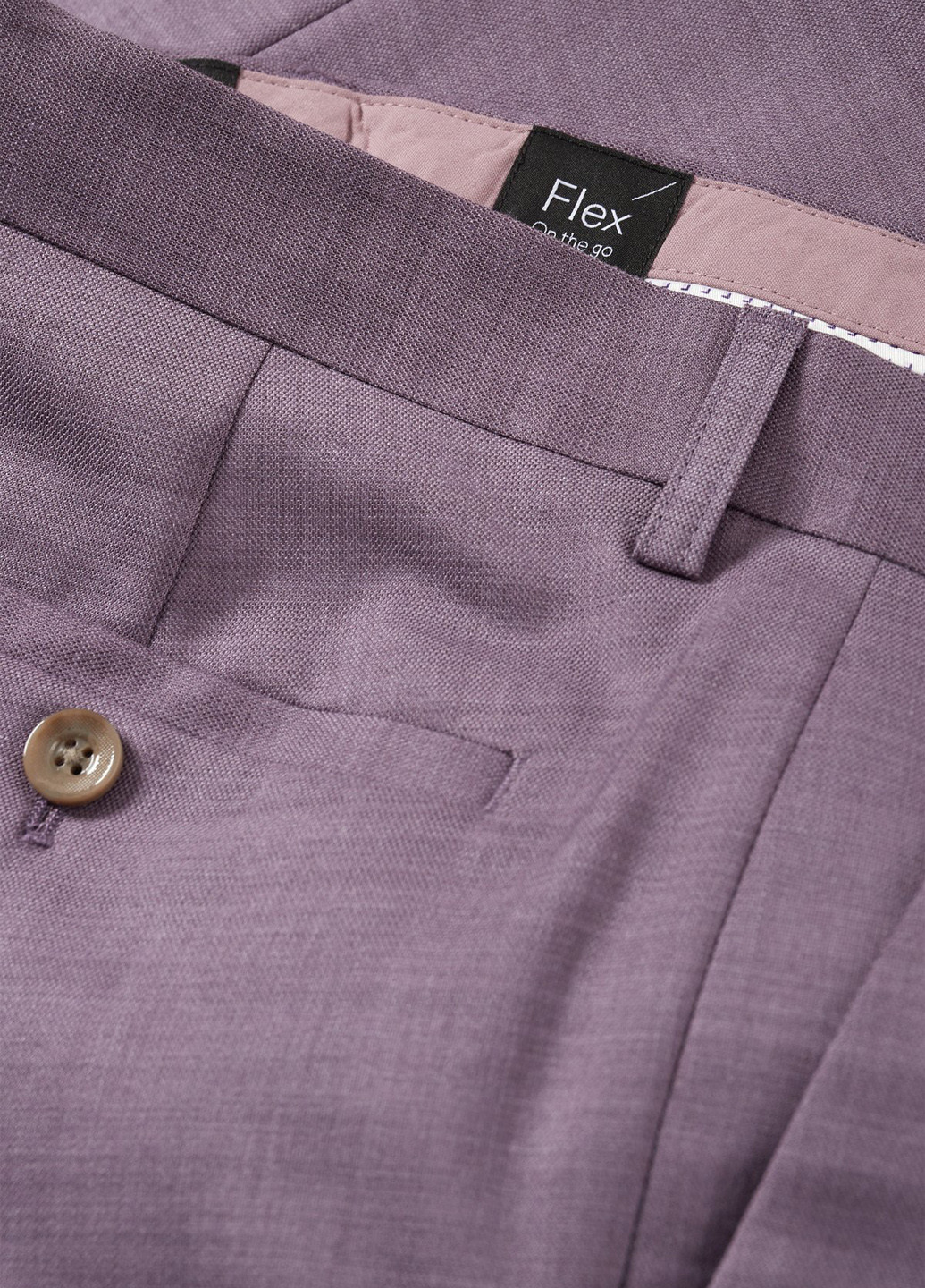 Фиолетовые классические, кэжуал демисезонные классические брюки C&A