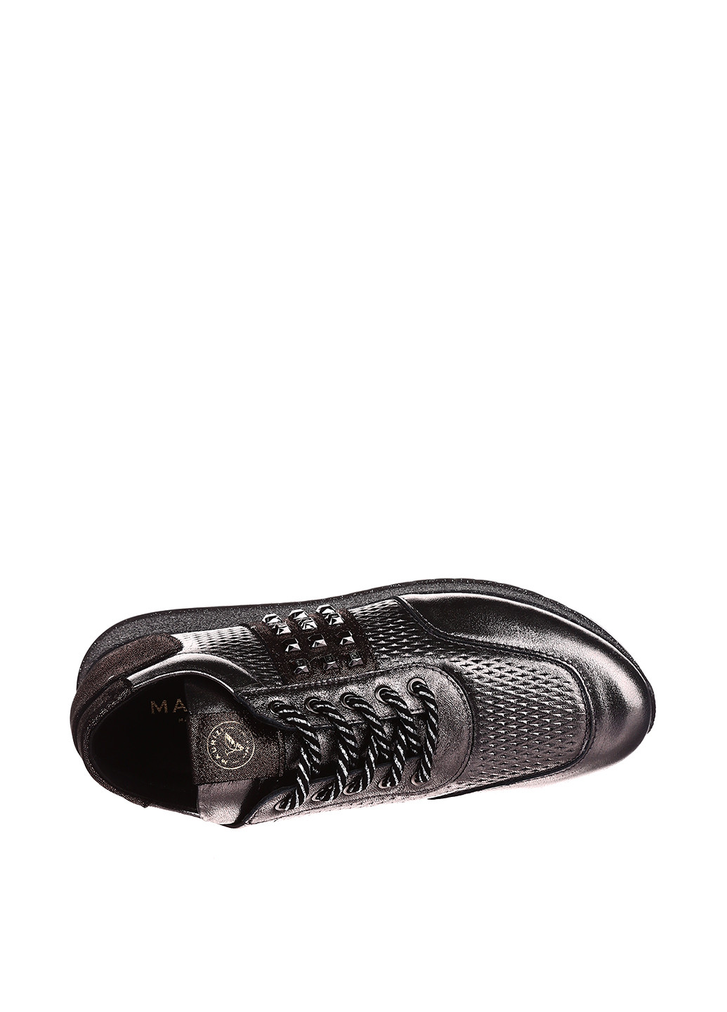 Серебристые демисезонные кроссовки Roberto Maurizi