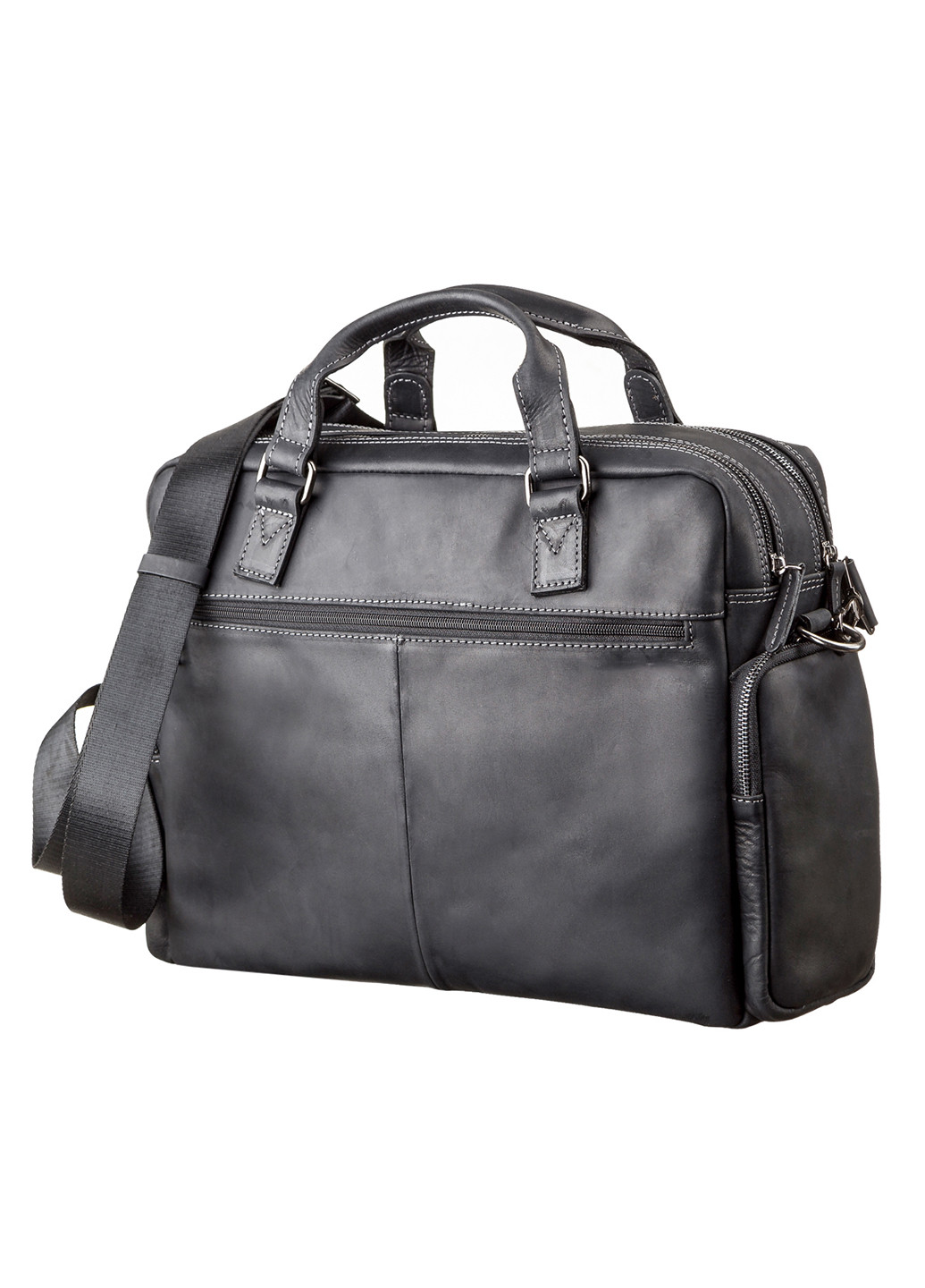 Чоловіча шкіряна сумка 42х30х12 см Shvigel (253174979)