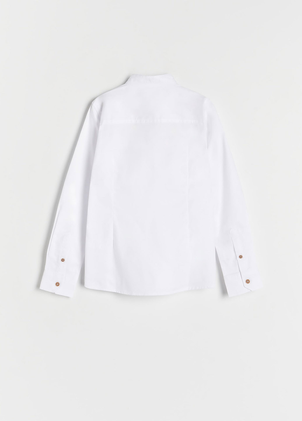Белая классическая рубашка однотонная Reserved