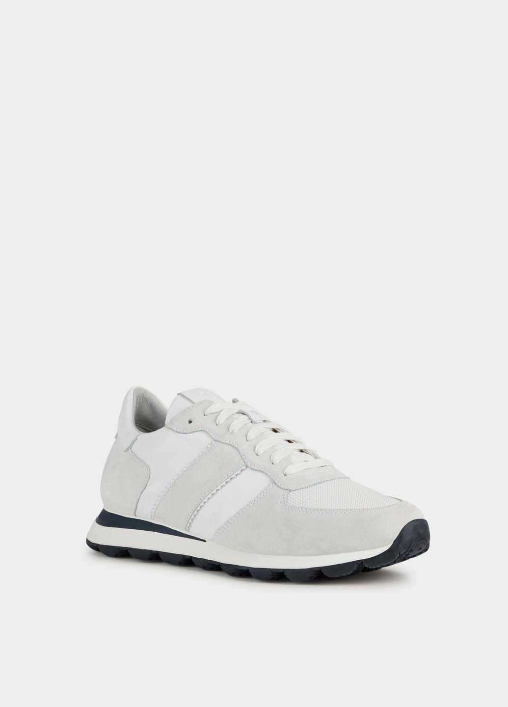 Белые летние кроссовки Geox