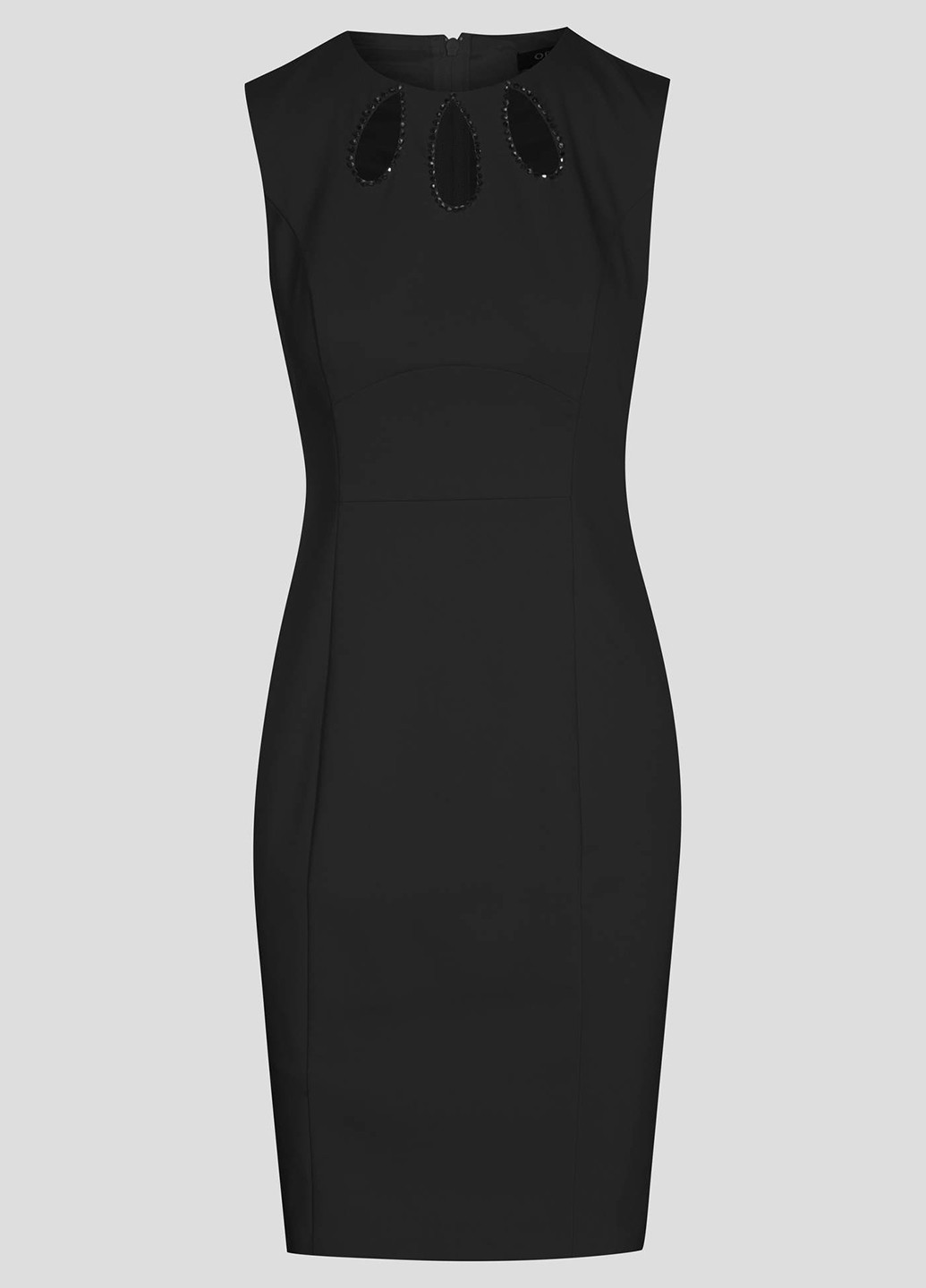 Черное коктейльное платье с посадкой по талии Orsay однотонное