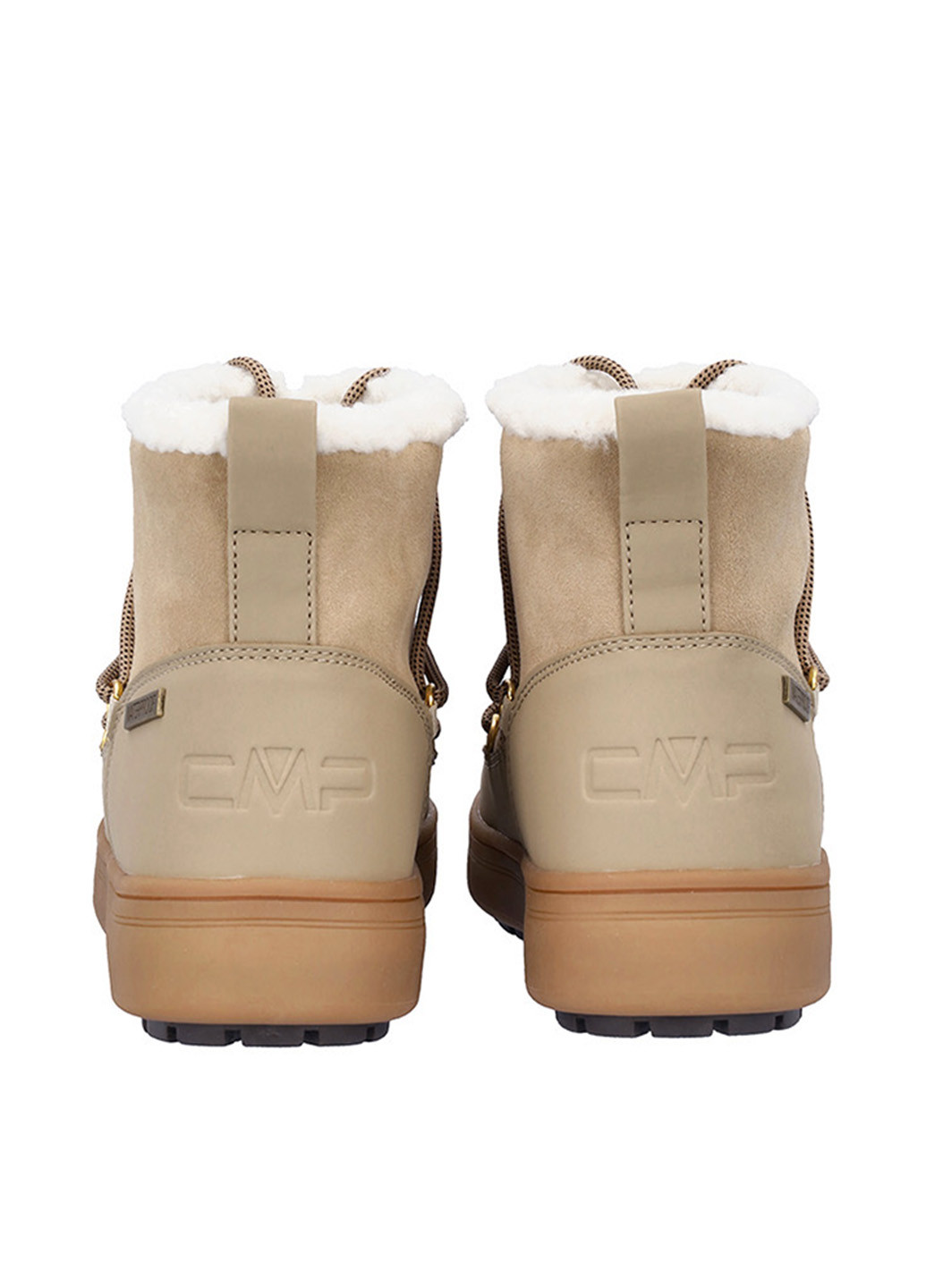 Зимние ботинки CMP со шнуровкой, с тиснением из натуральной замши, из искусственной кожи