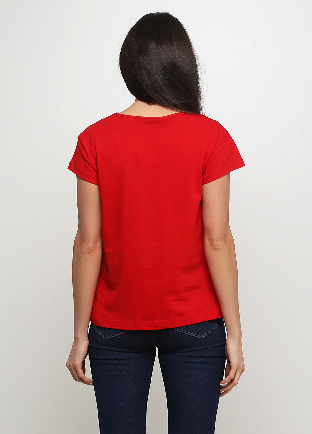 Красная летняя футболка Has Life