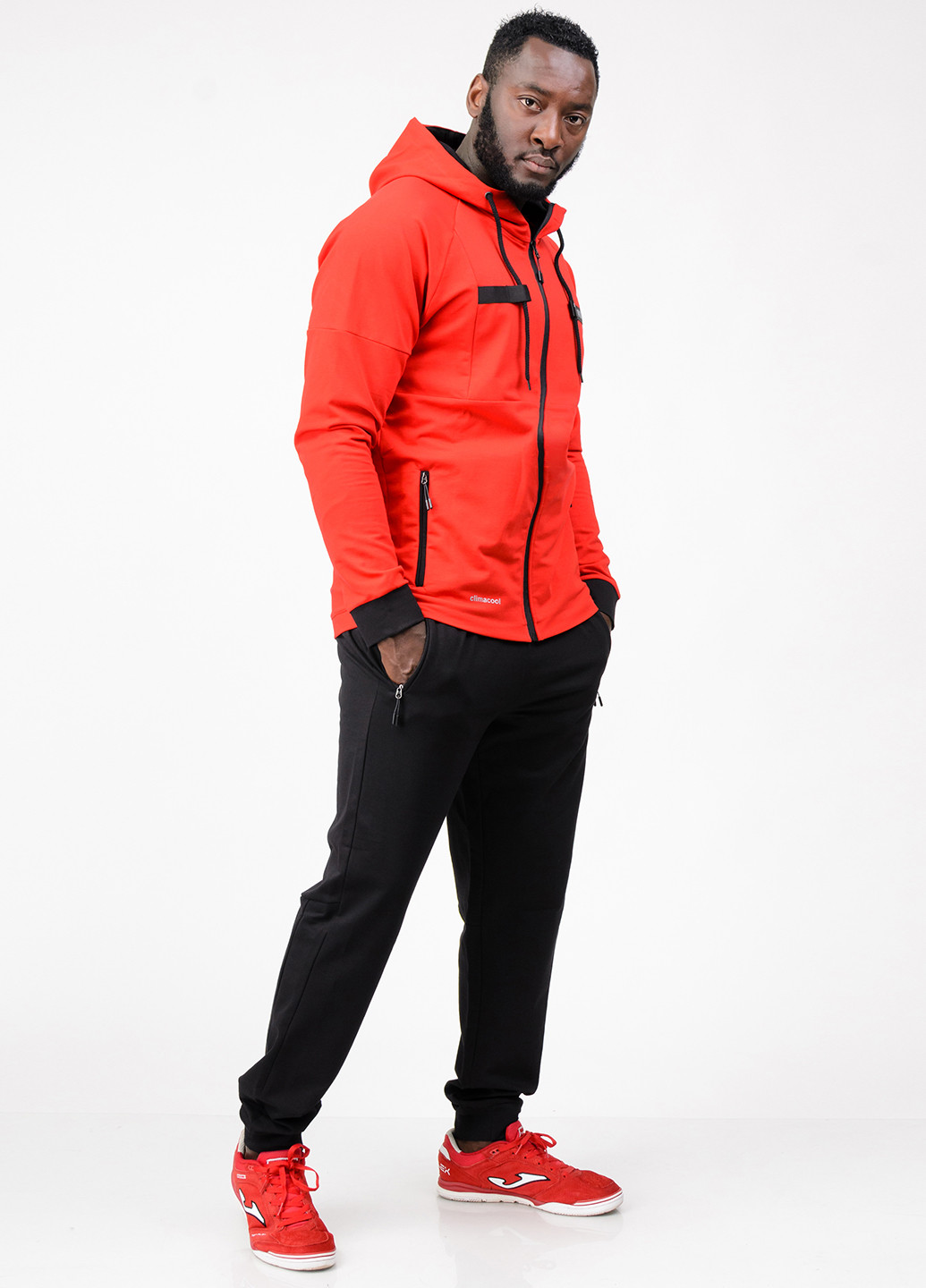 Красный демисезонный костюм (толстовка, брюки) брючный SA-sport