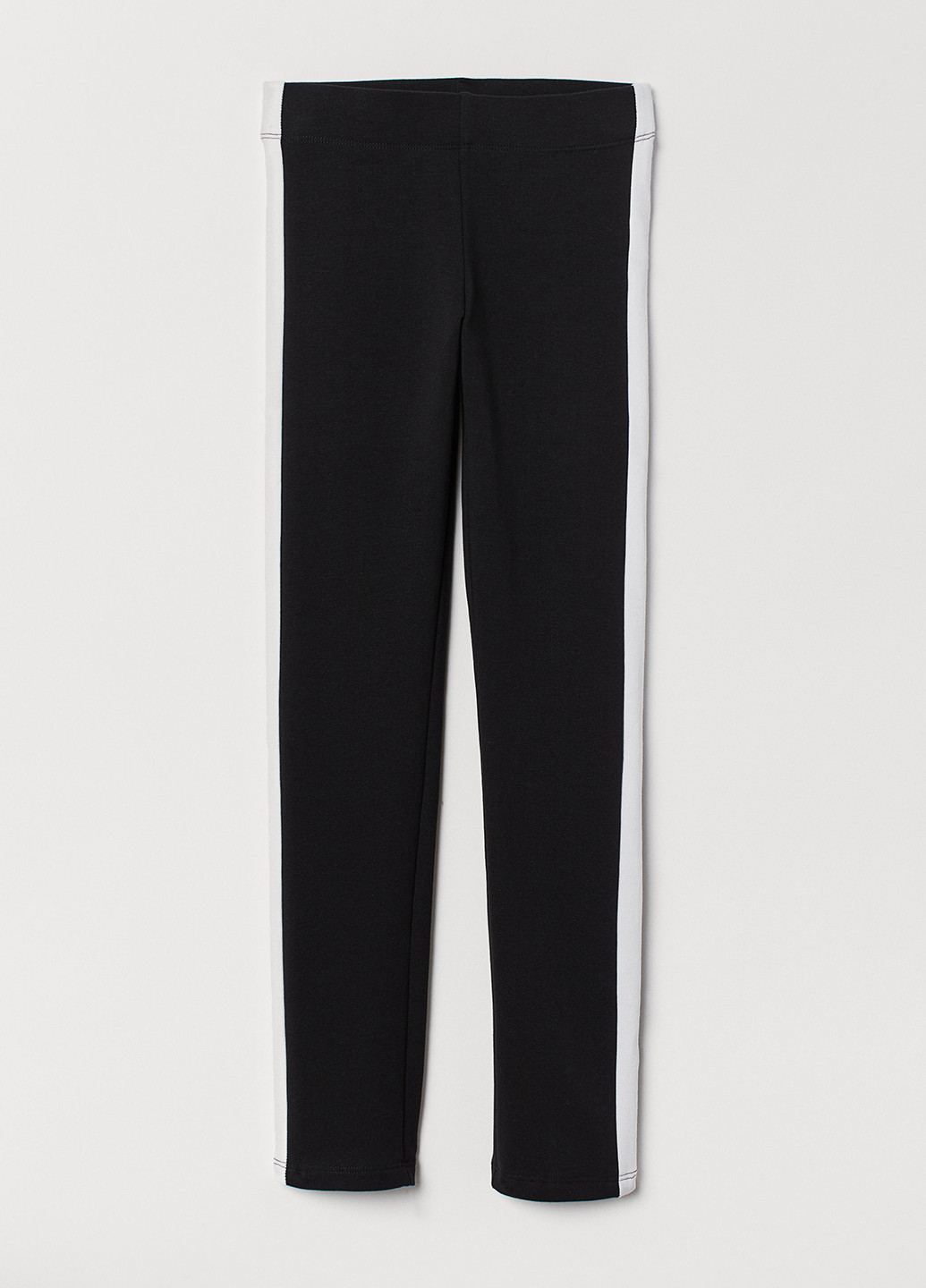 Черные спортивные демисезонные зауженные брюки H&M