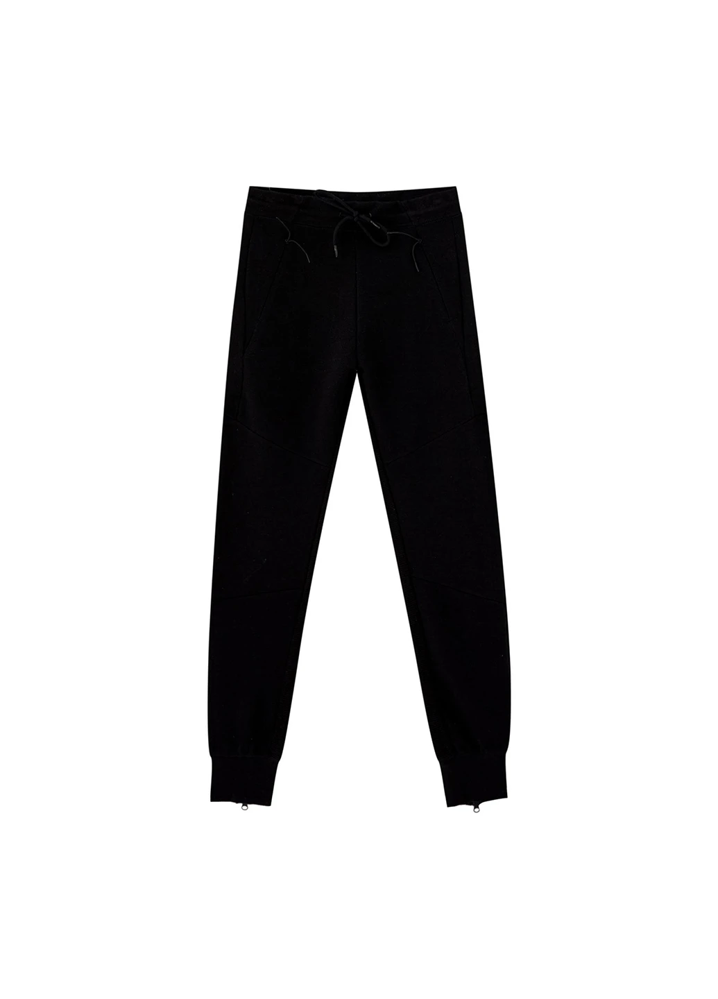 Черные спортивные демисезонные зауженные, джоггеры брюки Pull & Bear