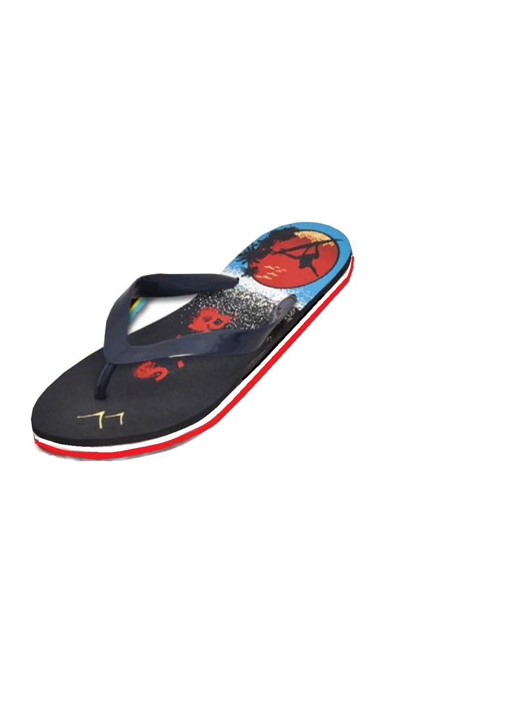 Синие пляжные шлепанцы мужские Bitis