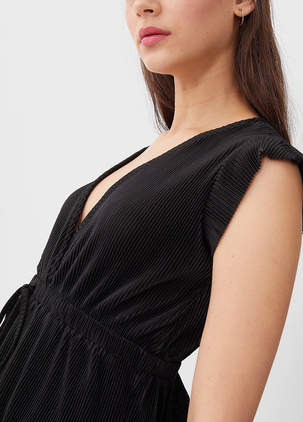 Чорна блуза Stradivarius