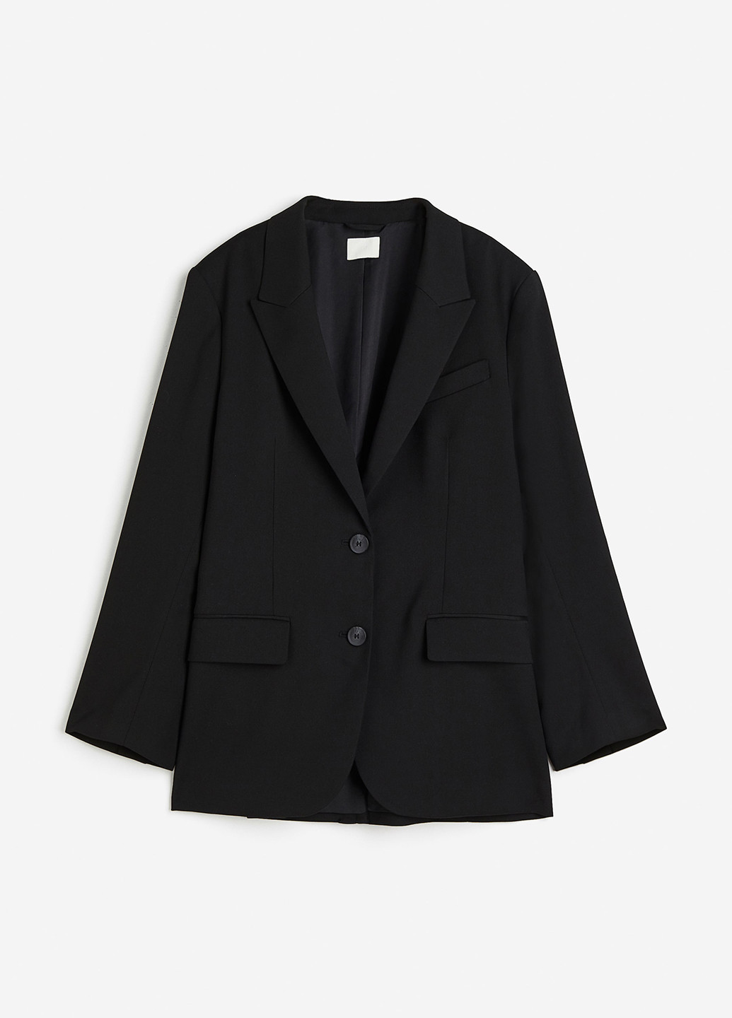 Черный женский жакет H&M однотонный - демисезонный