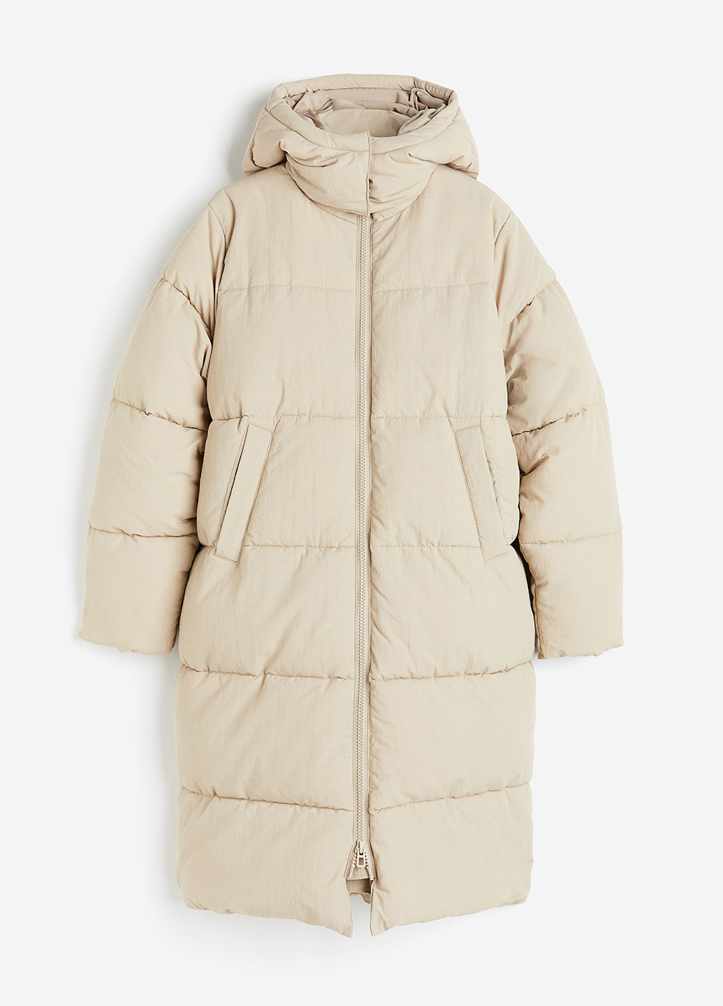 Бежева зимня куртка H&M