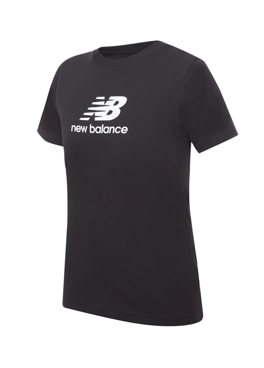 Чорна демісезонна футболка yt31541bk New Balance Essentials Stacked Logo Jersey