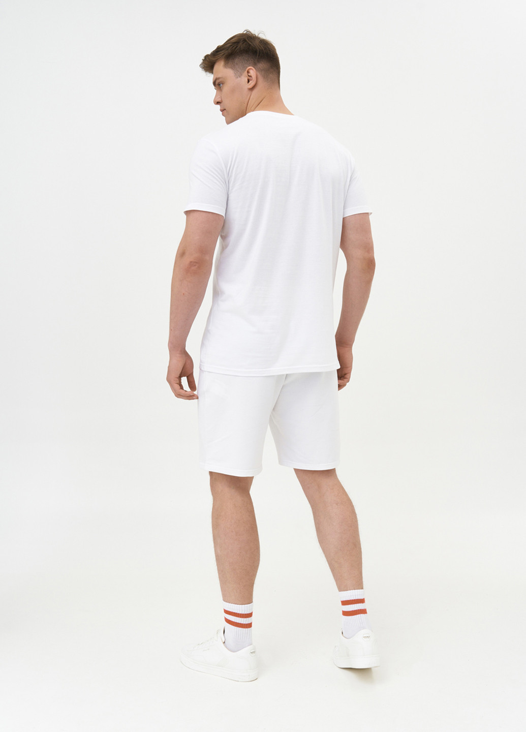 Біла літня біла чоловіча базова футболка KASTA design