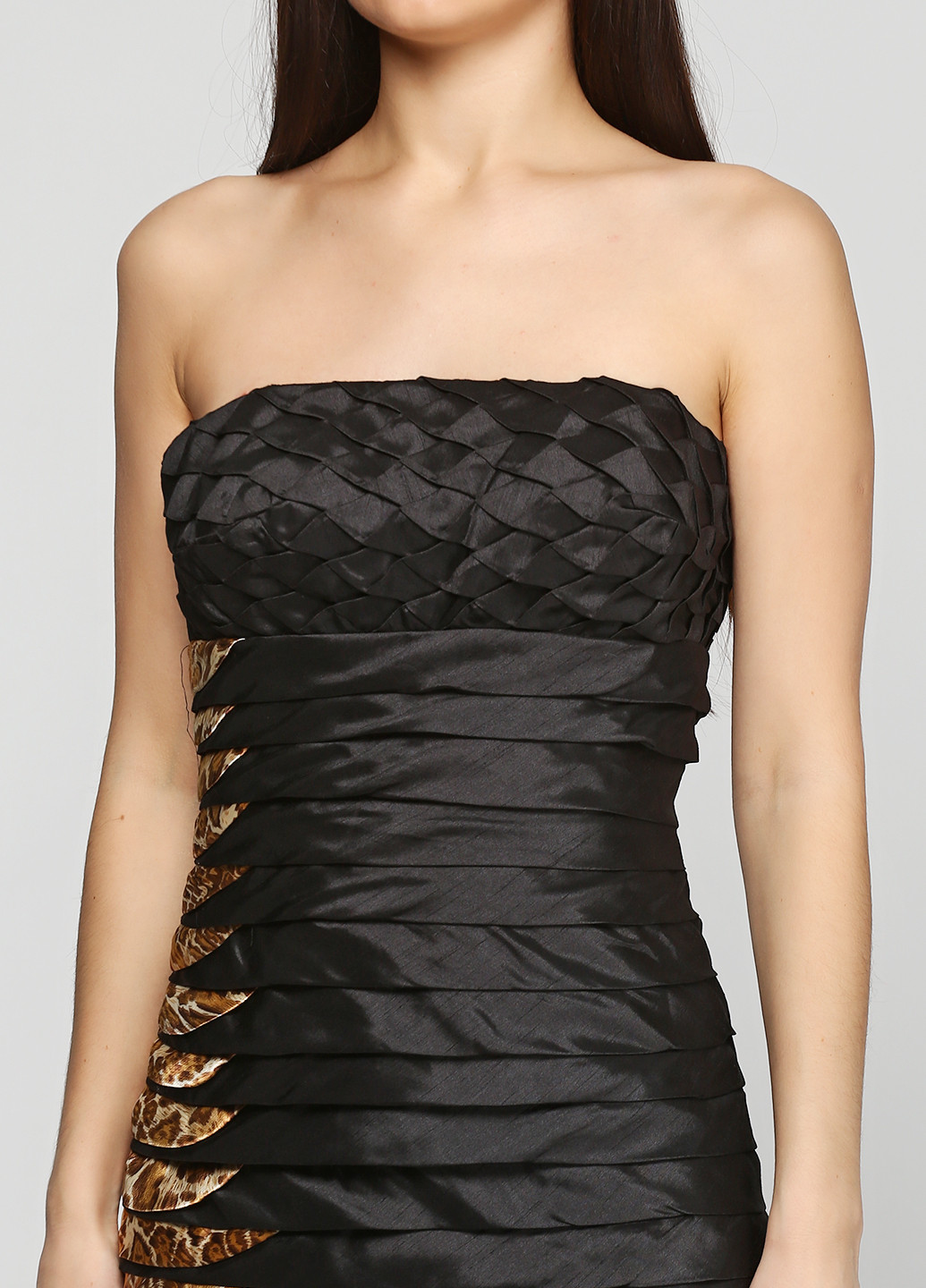 Чорна коктейльна плаття, сукня Destino однотонна