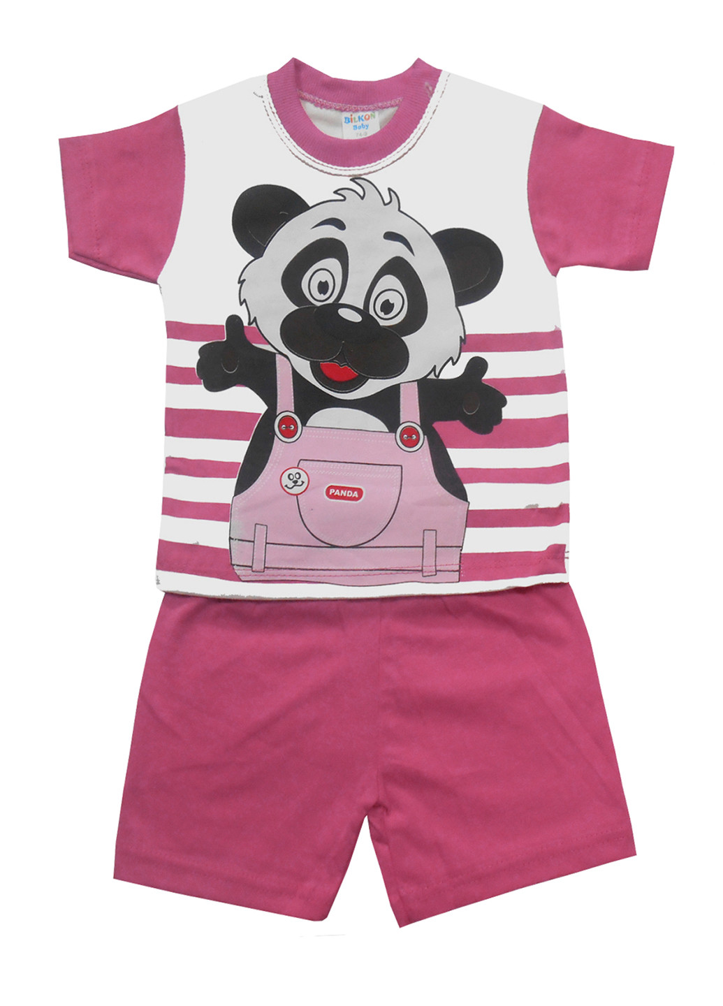 Розовый летний комплект (футболка, шорты) Zeek