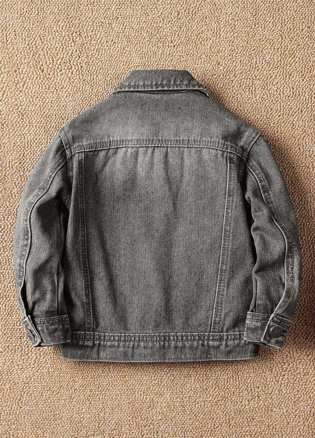 Світло-сіра демісезонна куртка SHEIN