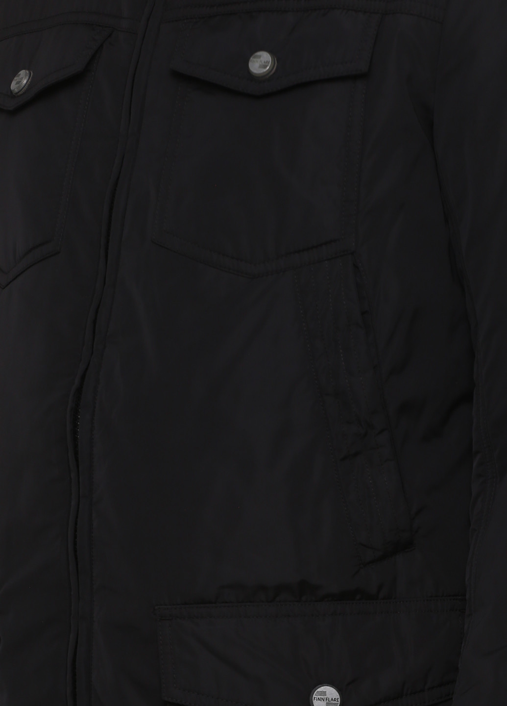 Чорна демісезонна куртка Finn Flare