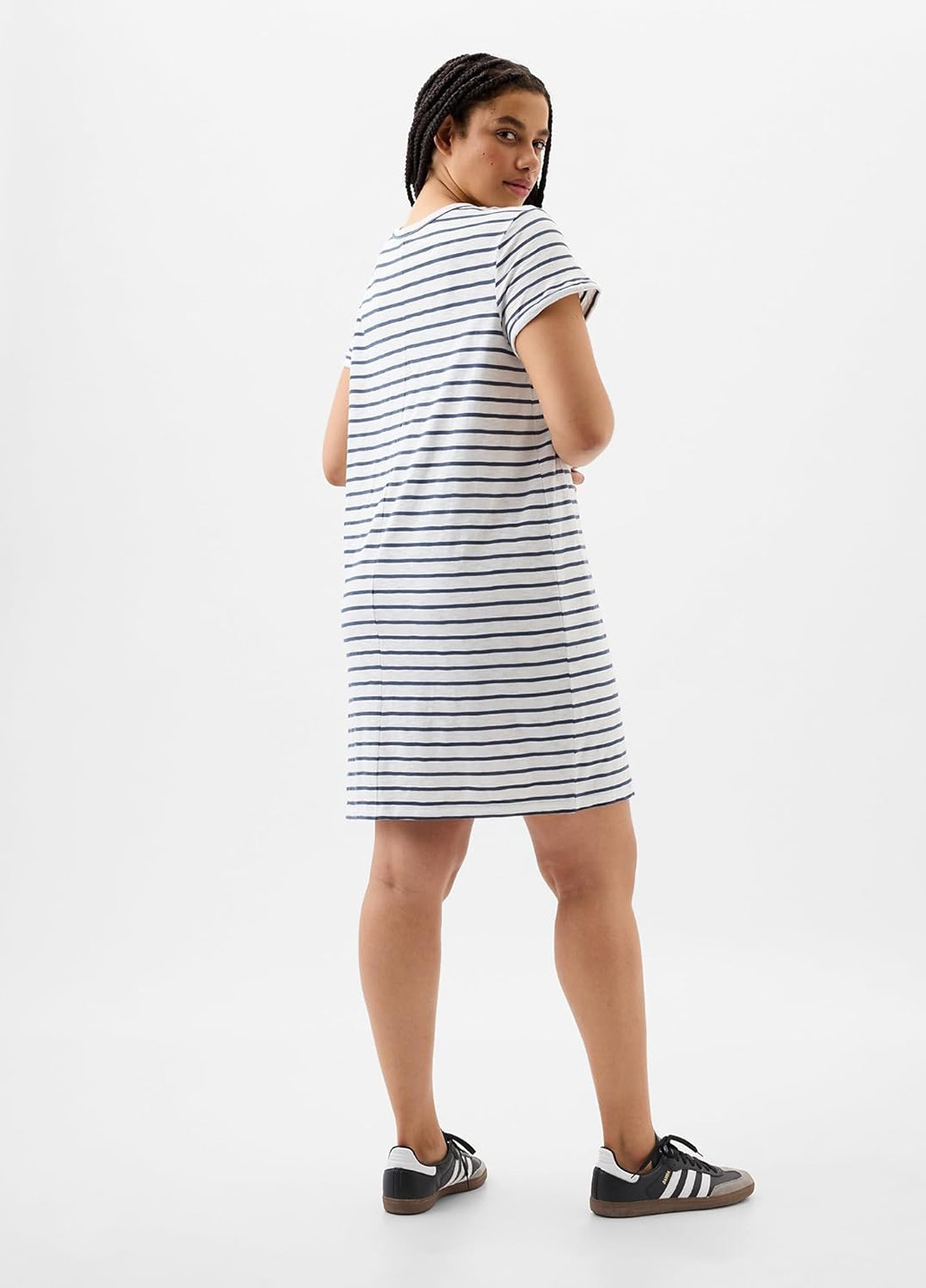 Комбінована кежуал сукня сукня-футболка Gap в смужку