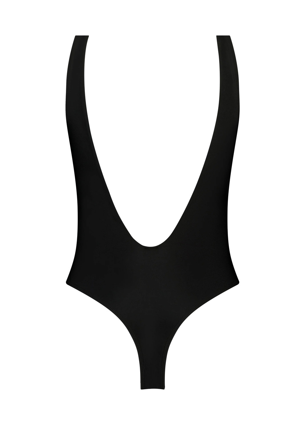 Черный демисезонный купальник слитный, майо Hunkemoller