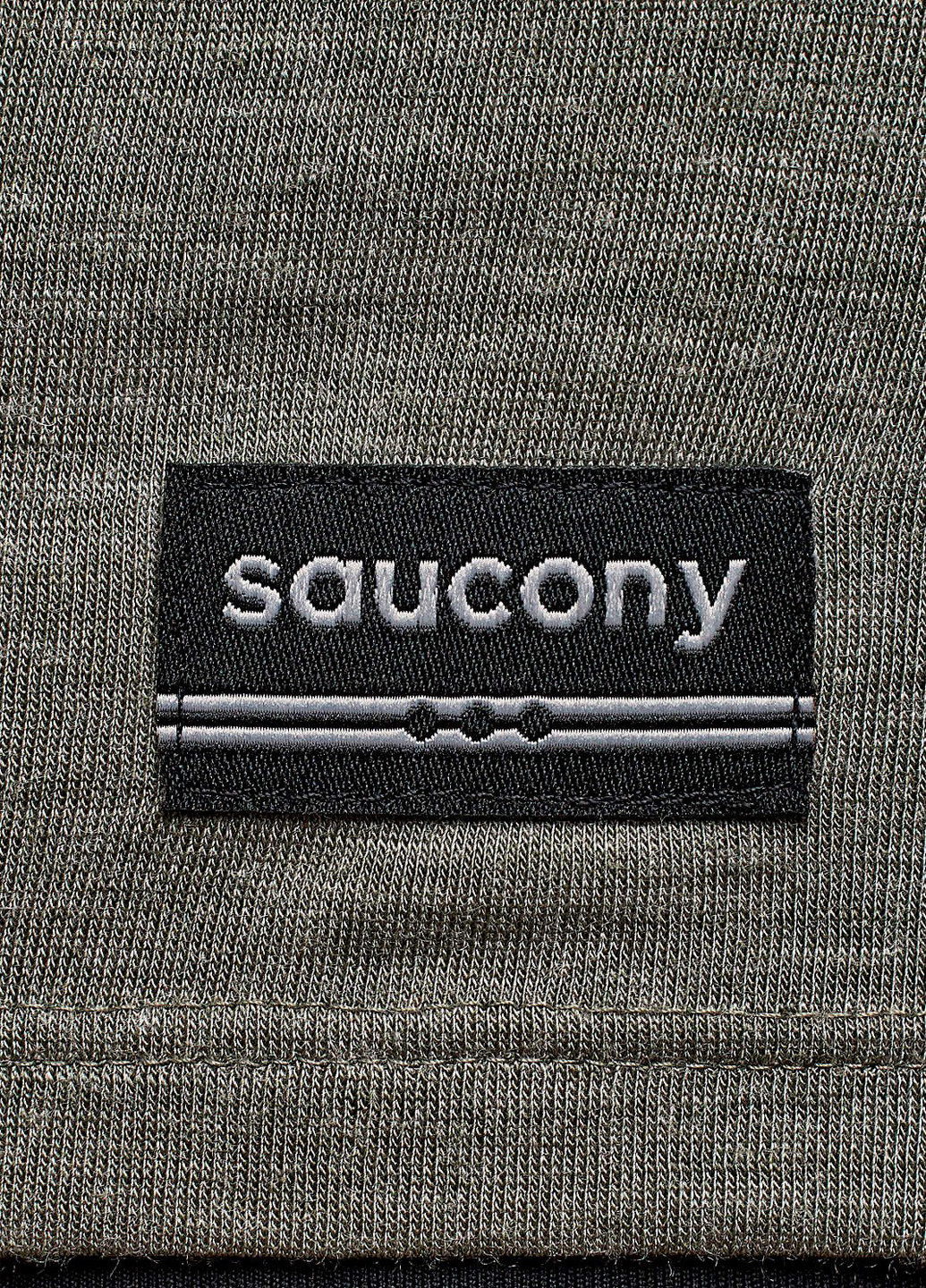 Лонгслів Saucony PEREGRINE MERINO LONG SLEEVE меланж сіро-зелений спортивні трикотаж, меринос, тенсел