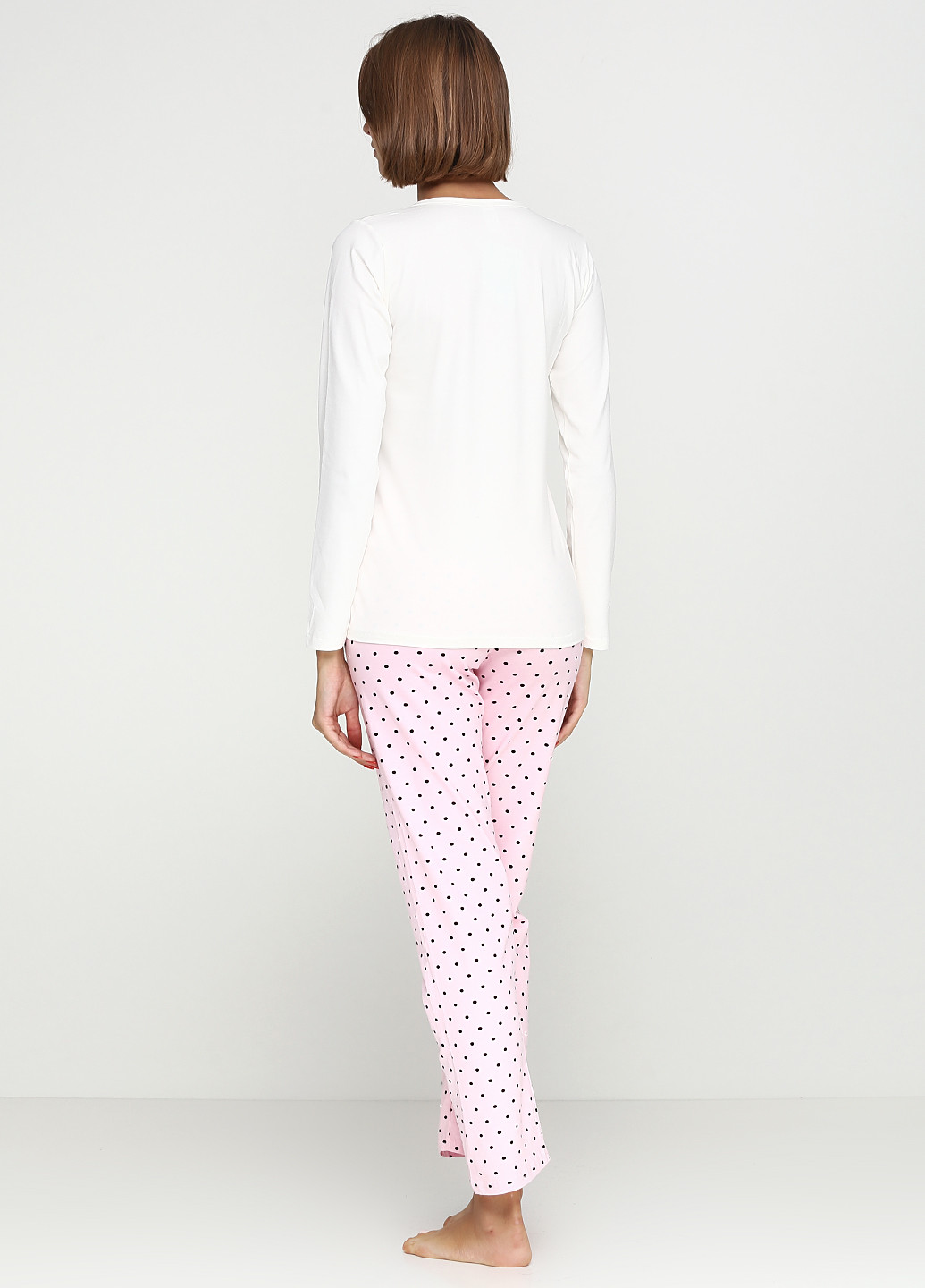 Светло-розовая всесезон пижама (лонгслив, брюки) Sexen