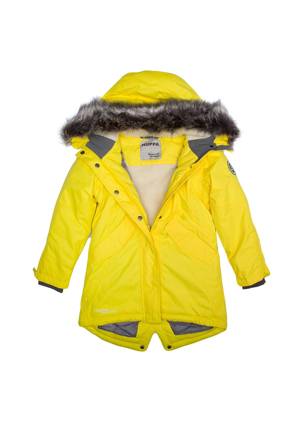 Жовтий зимнє Пальто зимове VIVIAN Huppa