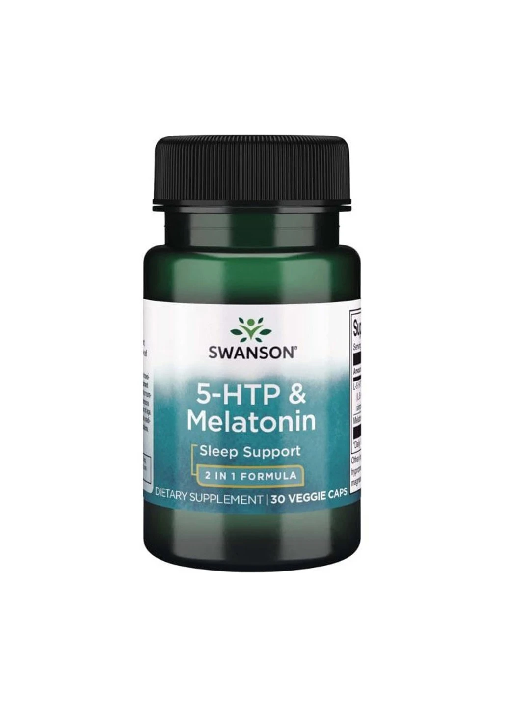 5-гидрокситриптофан + мелатонин 5-HTP & Melatonin 30 капсул Swanson (255407972)