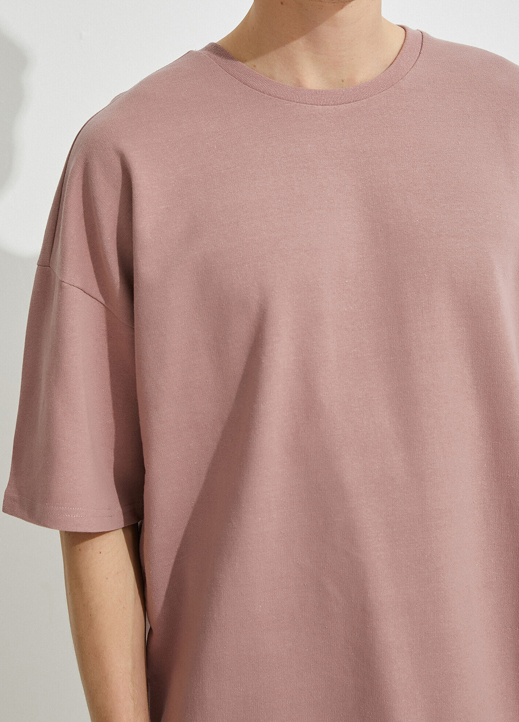 Темно-розовая летняя футболка KOTON