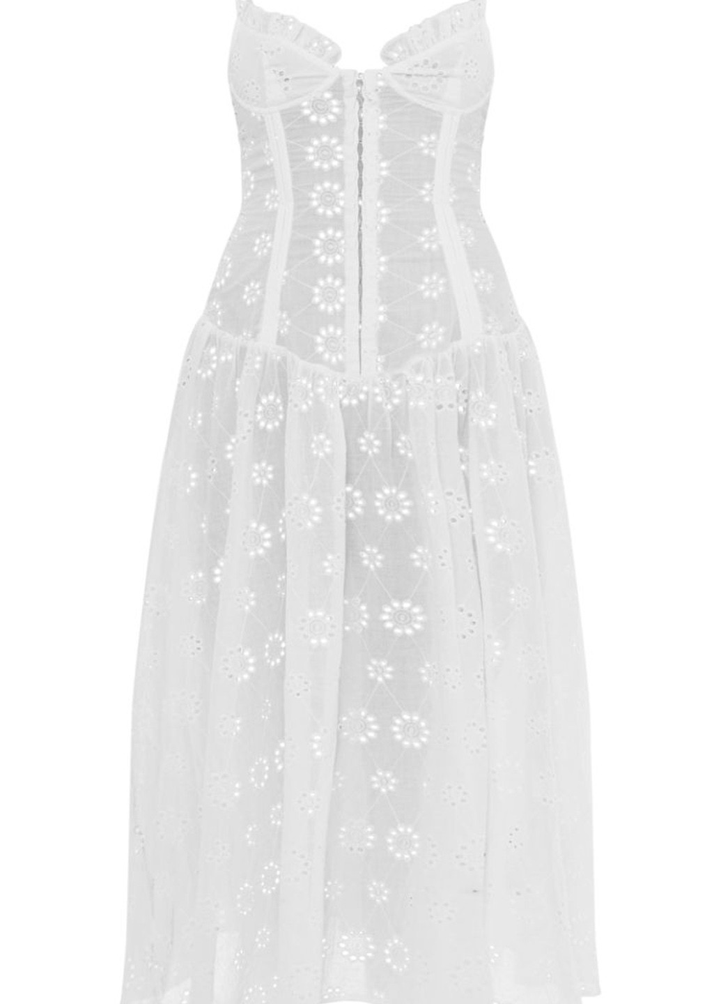 Білий кежуал сукня PrettyLittleThing однотонна