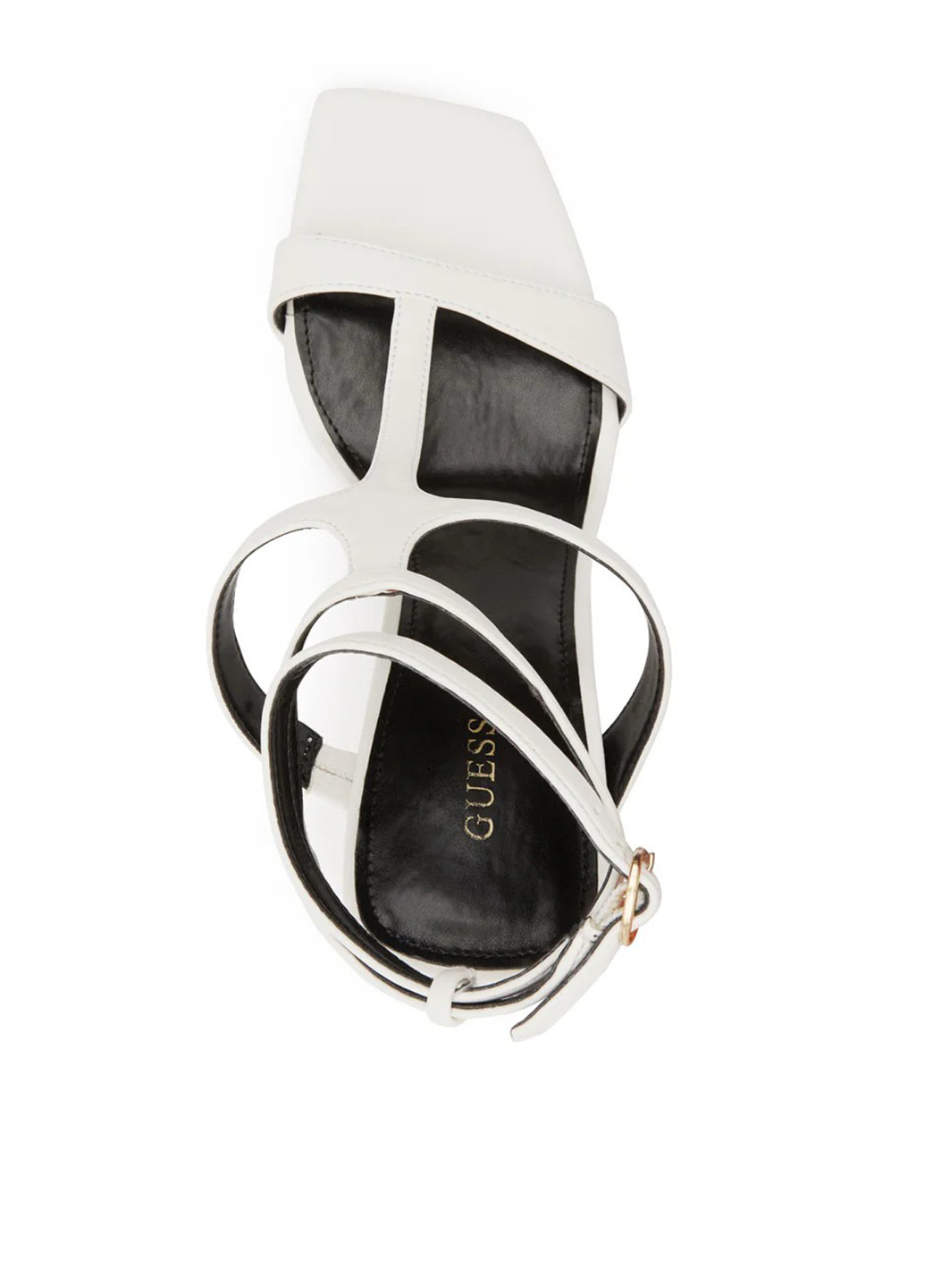 Белые босоножки Guess с ремешком