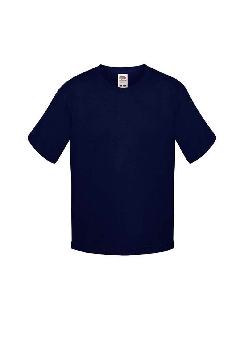 Темно-синяя демисезонная футболка Fruit of the Loom D0610150AZ164