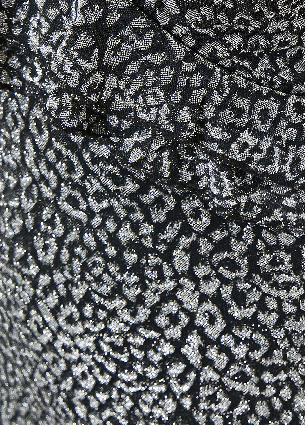 Серебряное коктейльное платье KOTON леопардовый